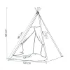 Tipi-teltta Springos TIP02