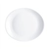 Flat Plate Luminarc Friends Time White Glass 30 x 26 cm (12 Units)