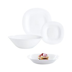 Tableware Luminarc Carine Blanco White Glass 19 Pieces