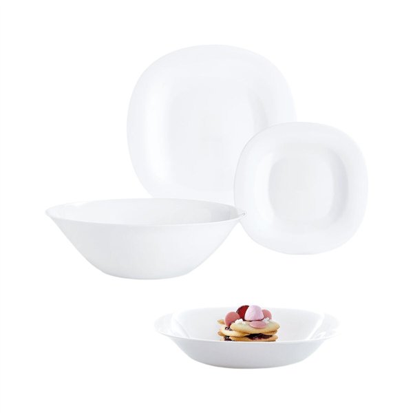 Tableware Luminarc Carine Blanco White Glass 19 Pieces