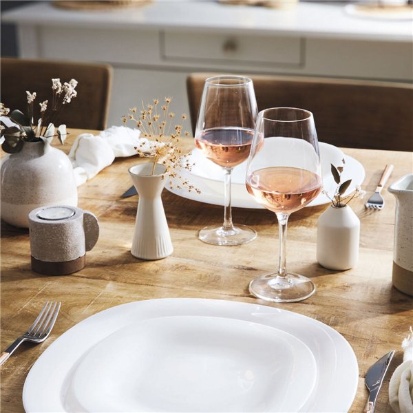 Tableware Luminarc Carine Blanco White Glass 19 Pieces