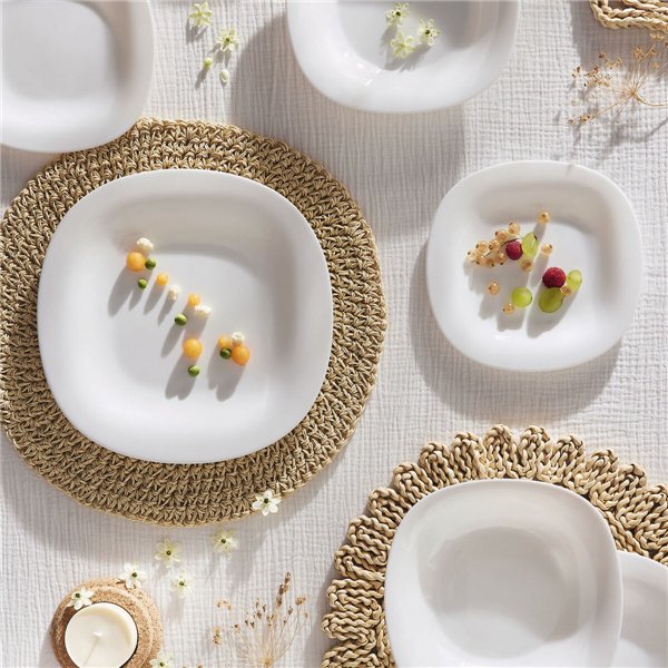 Tableware Luminarc Carine Blanco White Glass 19 Pieces