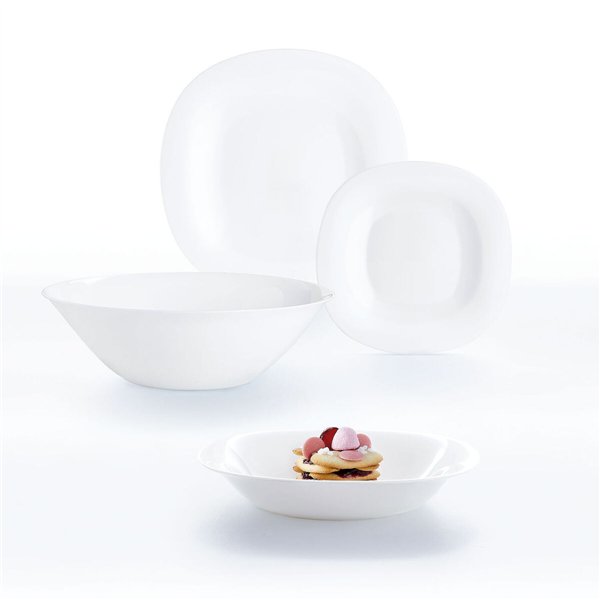 Tableware Luminarc Carine Blanco White Glass 19 Pieces