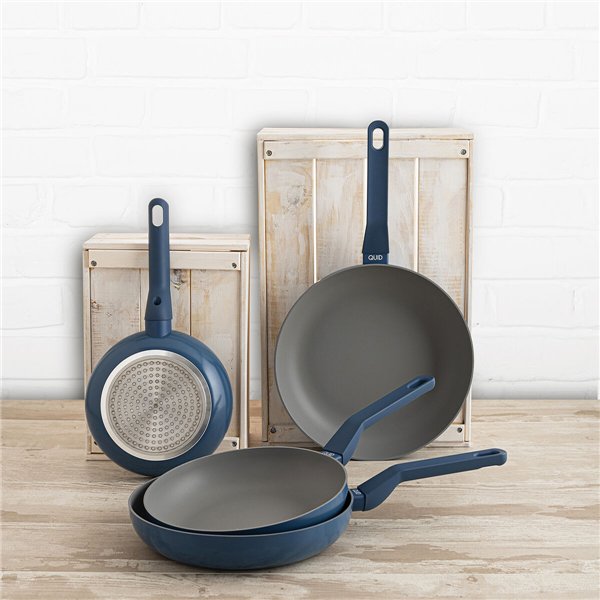 Pan Quid Baltic White Metal Ø 20 cm (5 Units)