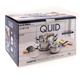 Cookware Quid Habitat Steel 3 Pieces