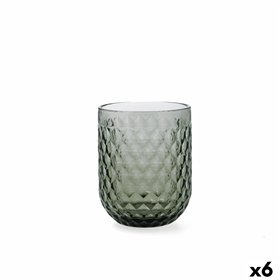 Glass for water Bidasoa Elite Grey Glass 260 ml (6 Units)