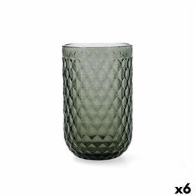 Glass for water Bidasoa Elite Grey Glass 400 ml (6 Units)