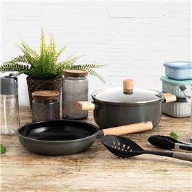 Cookware Bidasoa Mia Grey 2 Pieces