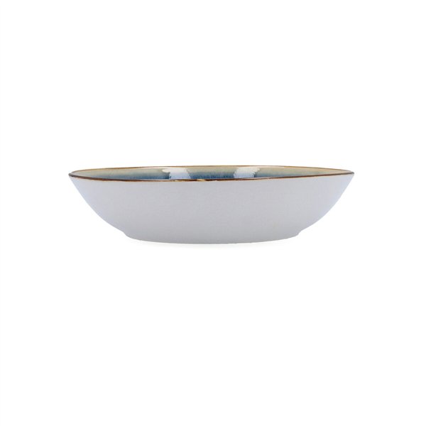 Deep Plate Bidasoa Aura White Ceramic Ø 20 cm (12 Units)