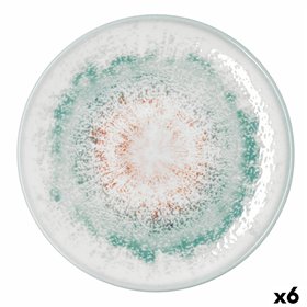 Pizza Plate Bidasoa Kai Hydrozero White Ceramic Ø 30 cm (6 Units)