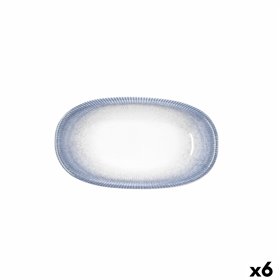 Snack tray Bidasoa Lea Hydrozero White 19 x 11 cm (6 Units)