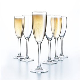 Champagne glass Luminarc Ara Transparent Glass 160 ml (6 Units)
