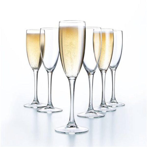 Champagne glass Luminarc Ara Transparent Glass 160 ml (6 Units)