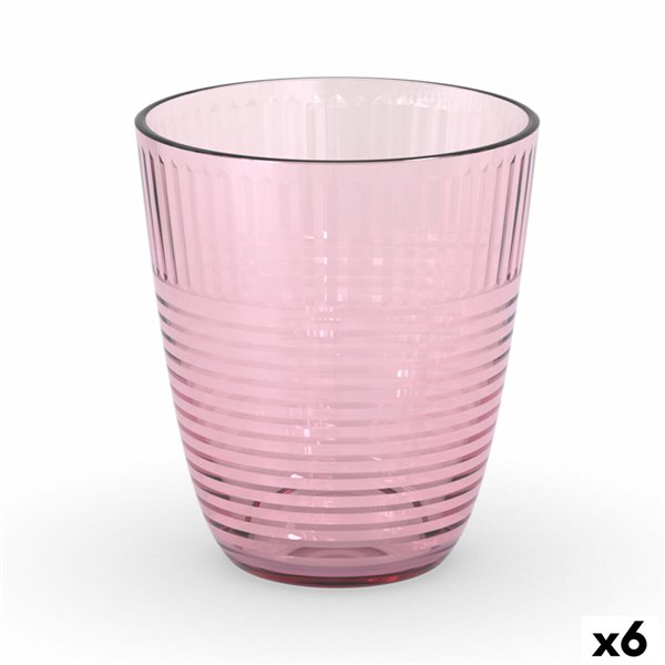 Glass for water Luminarc Concepto Pink Glass 310 ml (6 Units)