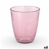 Glass for water Luminarc Concepto Pink Glass 310 ml (6 Units)