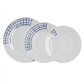 Tableware Quid Kansas Blue Ceramic 18 Pieces