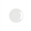 Flat Plate Bidasoa Serenity Hydrozero White Ceramic Ø 17 cm (6 Units)