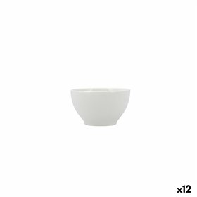 Snack Bowl Bidasoa Serenity Hydrozero White Ceramic (12 Units)