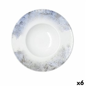 Pasta Dish Bidasoa Polaris Hydrozero Beige Ceramic Ø 26 cm Risotto (6 Units)