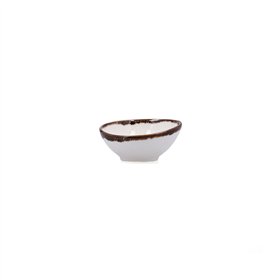 Snack Bowl Bidasoa Orion Hydrozero White Ceramic (6 Units)