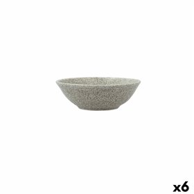 Snack Bowl Bidasoa Element Hydrozero Beige Ceramic (6 Units)