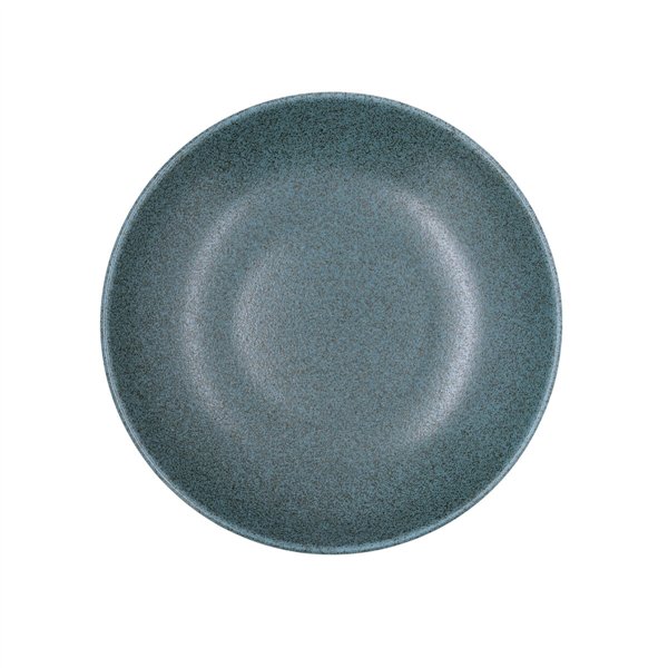 Deep Plate Bidasoa Element Hydrozero Blue Ceramic Ø 23 cm (6 Units)