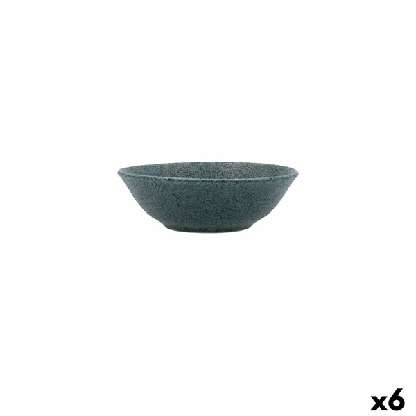 Snack Bowl Bidasoa Element Hydrozero Blue Ceramic (6 Units)