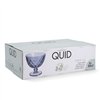 Ice Cream and Milk Shake Glass Quid Maia Blue Glass 300 ml (6 Units)