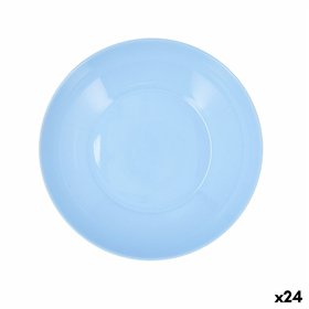 Deep Plate Luminarc Apy Paradise Blue Glass Ø 20 cm (24 Units)