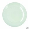 Flat Plate Luminarc Apy Paradise Verde Green Glass Ø 25 cm (24 Units)