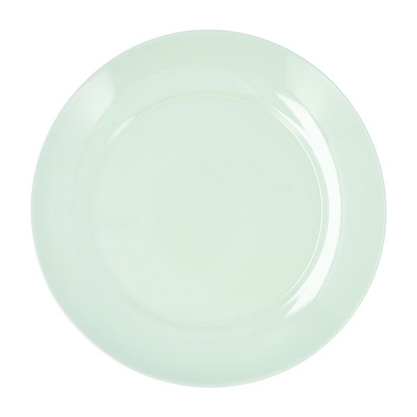 Flat Plate Luminarc Apy Paradise Verde Green Glass Ø 25 cm (24 Units)