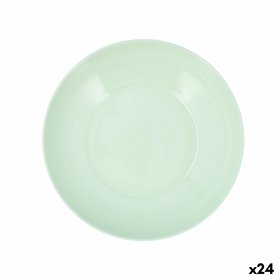 Deep Plate Luminarc Apy Paradise Green Glass Ø 20 cm (24 Units)