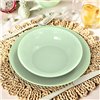Deep Plate Luminarc Apy Paradise Green Glass Ø 20 cm (24 Units)