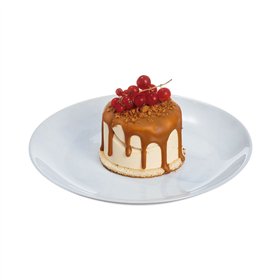 Dessert dish Luminarc Diwali Granit Marb Bicoloured Glass Ø 19 cm (24 Units)