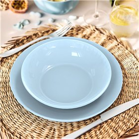 Tableware Luminarc Apy Paradise Azul Blue Glass 18 Pieces