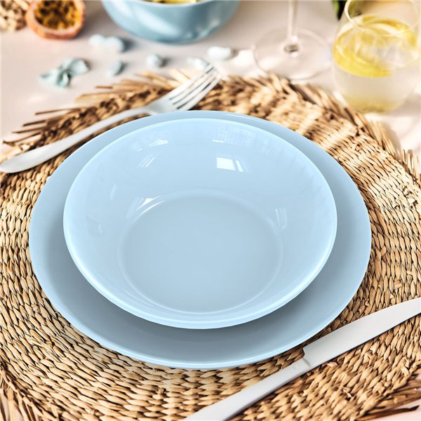 Tableware Luminarc Apy Paradise Azul Blue Glass 18 Pieces