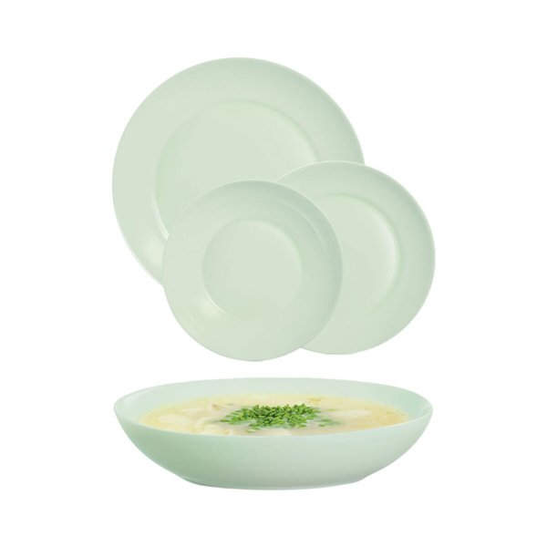 Tableware Luminarc Apy Paradise Verde Green Glass 18 Pieces