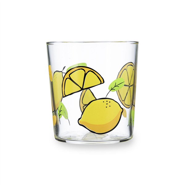 Glass for water Luminarc Limones Multicolour Glass Lemon 360 ml (6 Units)