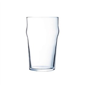 Beer Glass Arcoroc Nonic Transparent Glass 280 ml (24 Units)
