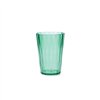 Glass for water Quid Iris Green Plastic 400 ml (12 Units)