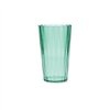 Glass for water Quid Iris Green Plastic 600 ml (12 Units)