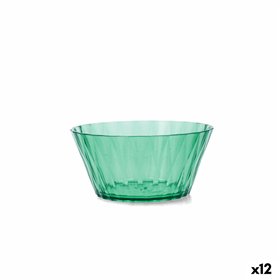 Snack Bowl Quid Iris Green Plastic (12 Units)