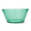 Salad Bowl Quid Iris Green Plastic Ø 25 cm (12 Units)