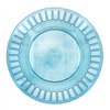Flat Plate Quid Gaia Turquoise Plastic Ø 26 cm (12 Units)