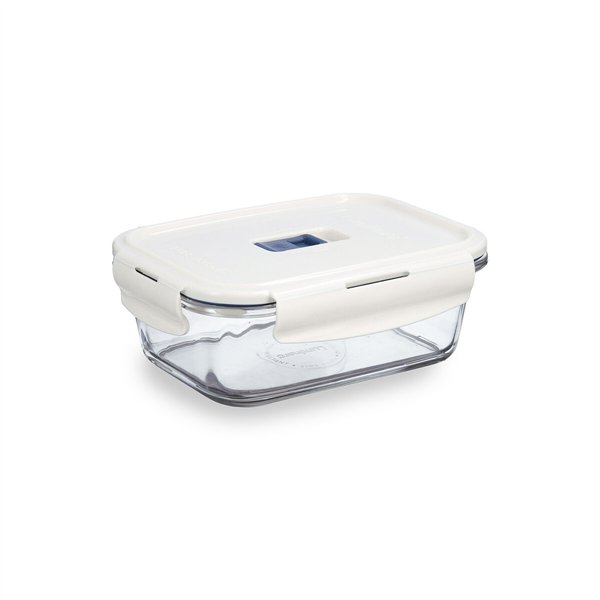 Hermetic Lunch Box Luminarc Baltic Cream Glass 820 ml (6 Units)