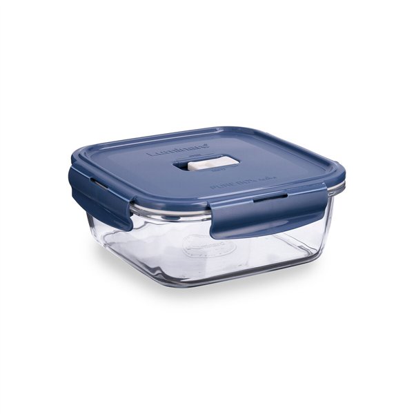 Hermetic Lunch Box Luminarc Baltic Blue Glass 1,22 L (6 Units)