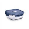 Hermetic Lunch Box Luminarc Baltic Blue Glass 1,22 L (6 Units)