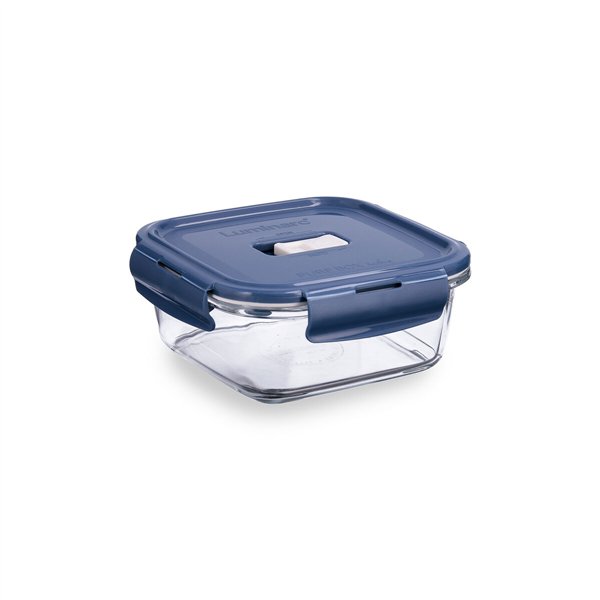 Hermetic Lunch Box Luminarc Baltic Blue Glass 760 ml (6 Units)