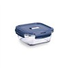 Hermetic Lunch Box Luminarc Baltic Blue Glass 760 ml (6 Units)