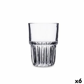 Glass Quid Cubik Transparent Glass 310 ml (6 Units)